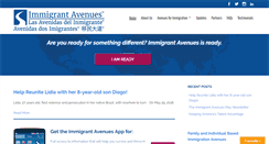 Desktop Screenshot of immigrantavenues.com